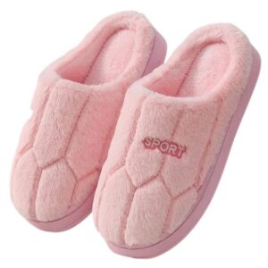Wolvesden Unisex Woolen Winter Slippers | Fluffy Anti-Slip Indoor Slides | Size 4–8 (Multicolor)